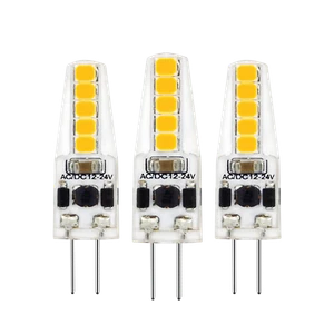 LED Kapsel Leuchtmittel Lampe Birne G4 1,9W warmweiß Klar 12V dimmbar 3-Pack - Bild 1 von 4