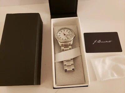 Brand New J. BRACKETT Automatic Chios-White 42mm Men's Watch JB4002 MSRP $425 - Image 1 of 4