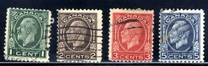 1915-25 Canada King George V Stamps Scott #A43 4-SET LH - Picture 1 of 1