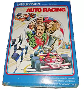 INTELLIVISION MATTEL AUTO RACING INTELLIVISION MATTEL GIOCO CON SCATOLA + CARTE - Foto 1 di 6