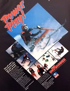 1981 Sno-Runner Ciclo de nieve foto ""Get Your Winter Off The Ground"" anuncio impreso - Imagen 1 de 1