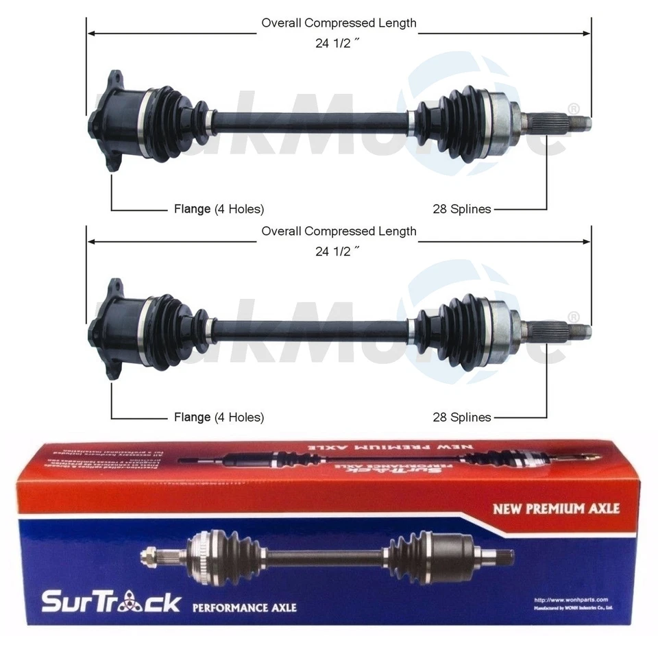 Juego de 2 ejes de eje trasero CV SurTrack para Mazda RX-7 Naturally Asp 86-91 Foto 1 de 1