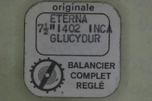 Balance complete ETERNA 1402 Incabloc Glucydur bilanciere completo 721 NOS  - Picture 1 of 1
