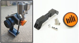 GOPRO Acción Cam Montaje Actualización para Spektrum DX5 Rugoso RC Transmisor - Imagen 1 de 3