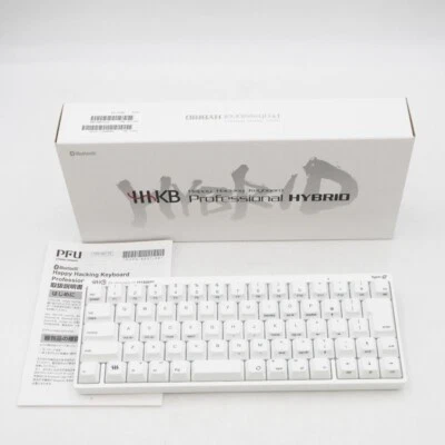 PFU Happy Hacking Keyboard Professional Hybrid TypeS Snow PD-KB820YSC JIS Layout - Image 1 of 4