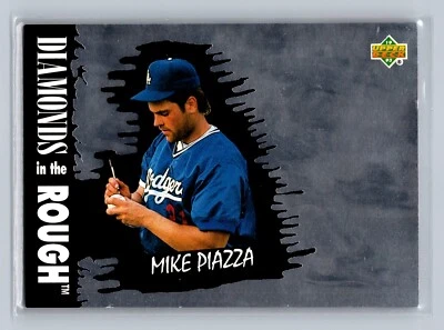 1993 Upper Deck Diamond Gallery #34 Mike Piazza - Image 1 of 2