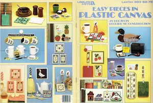Easy Pieces in Plastic Canvas Pattern Book 28 Projects Duck Tic Tac Toe Coasters - Picture 1 of 1