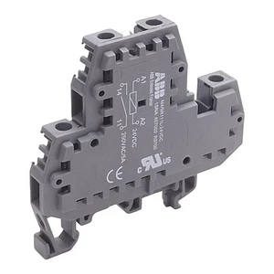 ABB 1SNA607002R0700 Relay Terminal Block, SPST-NO, 250VAC 5A, 24VDC Coil - Picture 1 of 8