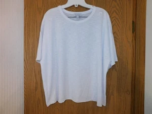 Sofia Jeans by Sofia Vergara Damen T-Shirt weiß strukturiert Kurzarm XL - Bild 1 von 3