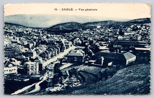 Postcard Zahle Vue Generale Lebanon in French - Picture 1 of 3
