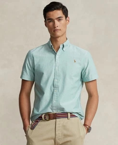 Polo Ralph Lauren Herren Classic Fit Karo Oxford College Grün S - Bild 1 von 1