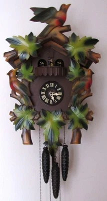 Large Black Forest Animated The Round Dance Waltz Musical Cuckoo Clock - Image 1 of 4