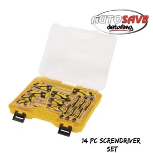 Draper - 03988 Screwdriver Set with Case, Yellow (14 Piece) - Picture 1 of 1