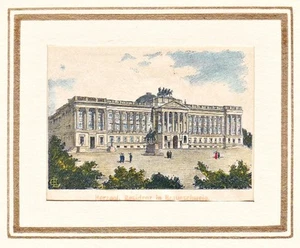 Braunschweig Residenzschloss Lower Saxony Wood Engraving Woodcut 1880 - Picture 1 of 1