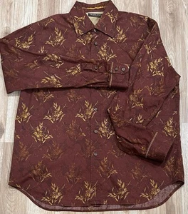 Tommy Bahama Island Soft Hawaiian Floral Dad Shirt Men XL Long Sleeve Button Up - Picture 1 of 12