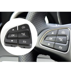 Pair L&R Steering Wheel Switch Button Black For Benz C-Class W205 GLC-Class W253 - Bild 1 von 4