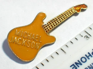 Vintage Michael Jackson Guitar Pin (Yellow) - Picture 1 of 1