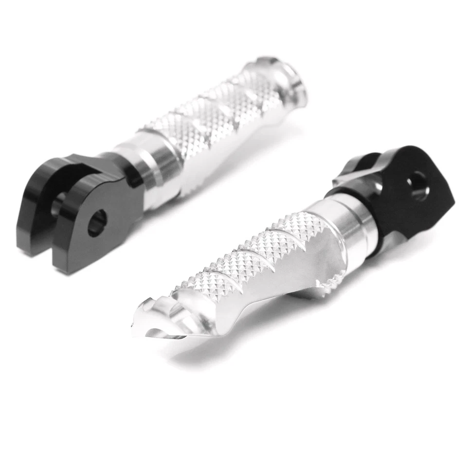 Clavijas delanteras CNC plateadas R-FIGHT para Buell XB12R Firebolt 04+ Foto 1 de 4
