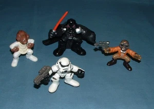STAR WARS: GALACTIC HEROES; 4 FIGURES, (PONDA BABA & MORE) - HASBRO - 2001/2009 - Picture 1 of 3
