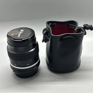 Obiettivo Nikon 55mm per ricambi/riparazione – apertura bloccata – pulito – tappi, filtro, custodia - Foto 1 di 9