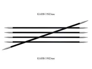 Knitter's Pride ::Karbonz Double Pointed Needles:: 000 US 6 in / 1.50 mm 15 cm - Picture 1 of 1