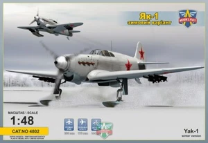 Modelsvit 4802 1/48 Yak-1 on skis plastic kit - Picture 1 of 2
