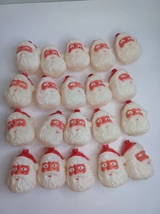 Blown Mold Santa 20 Slide Over Lights Bulb Cover Christmas Vintage Santa - Picture 1 of 4