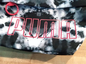 Puma Fanny Pack Waist bag Black & Fuschia New w/o tags adjustable strap tie dye - Picture 1 of 7