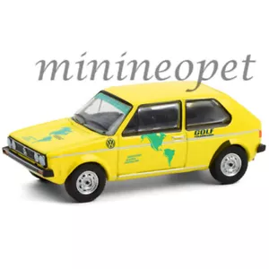 GREENLIGHT 30238 1974 VW VOLKSWAGEN GOLF MK1 ARGENTINA CAR #1 1/64 YELLOW - Picture 1 of 1