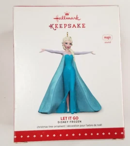 2015 Hallmark Disney Frozen LET IT GO Elsa Andenken Christbaumschmuck NEU - Bild 1 von 3