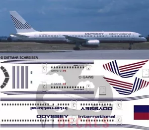 V1 Decals Boeing 757-200 Odyssey International for 1/144 Minicraft Model Kit - Bild 1 von 9