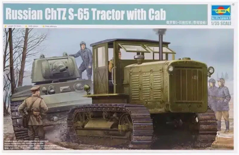 Trumpeter 05539 Russian ChTZ S-65 Tractor With Cab Kit Montaggio 1/35 - Immagine 1 di 2