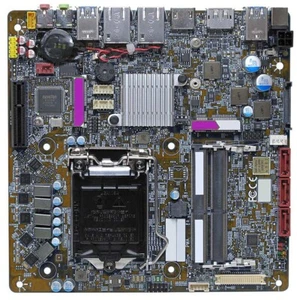 Intel H110 DisplayPort HDMI 3x SATA PCIe x4 mSATA LAN 12V Mini ITX Motherboard - Picture 1 of 8