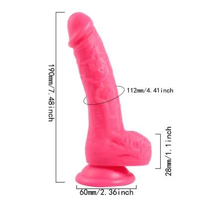 Realistic Huge Wide Dildo Thick Big Penis Dong Vagina Anal for Women Sex Toys - Image 1 of 4