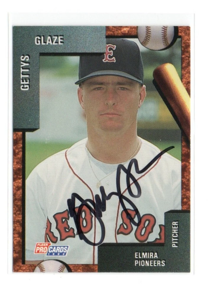 GETTYS GLAZE ELMIRA PIONEERS 1992 FLEER PROCARDS IP/TTM AUTOGRAPH AUTO - Image 1 of 1