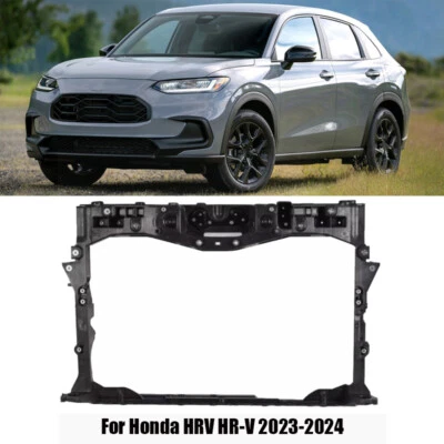 Conjunto de soporte de radiador delantero negro apto para Honda HRV HR-V 2023-2025 Foto 1 de 4