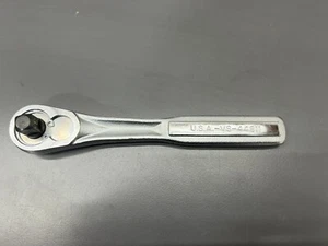 (M) VINTAGE CRAFTSMAN -VS- 44811 3/8" DRIVE QUICK RELEASE RATCHET NR MINT - USA - Picture 1 of 5