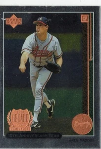 GREG MADDUX 1999 Upper Deck 10th Anniversary Team Atlanta Braves #D /4000 - Picture 1 of 1