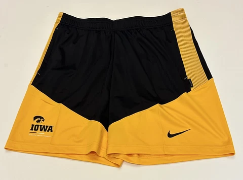 NWT's Nike DRI-FIT Men's On Field Iowa Hawkeyes Athletic Football Shorts Size M Cover
