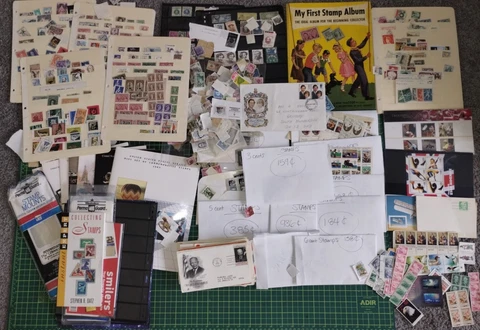HUGE COLLECTION UNUSED UNITED STATES US STAMPS FROM ESTATE!! FACE VALUE $175 +++ Cover