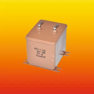 4 uF 630 V 10% PAPEL RUSO EN ACEITE PIO CONDENSADOR DE AUDIO MBGP-2 МБГП–2 - Imagen 1 de 3