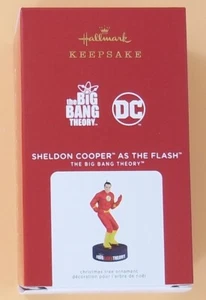 2021 Hallmark Keepsake. SHELDON COOPER As The FLASH. BIG BANG THEORY. SOUND. - Picture 1 of 5