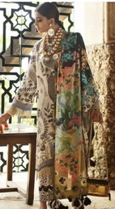 Pakistani Designer Khadijahshah Elan Luxury 3piece Lawn Suit . - Picture 1 of 7