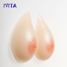 500g/pair Silicone Breast Forms A Cup Female Fake Boobs for Mastectomy Size S