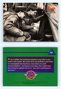 The Elvis Collection #63 Army Days 1992 River Group Trading Card - Picture 1 of 1