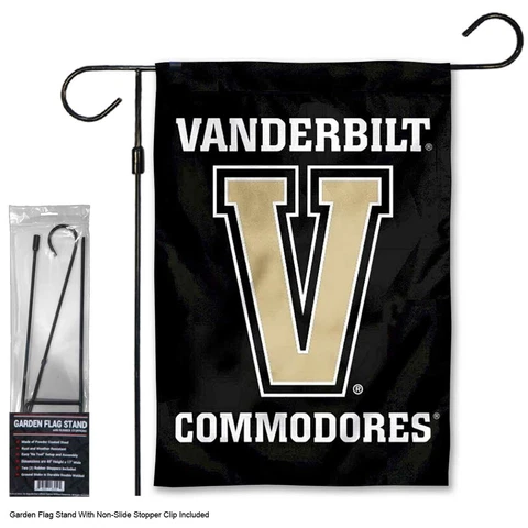 Vanderbilt University Garden Flag and Stand Pole Kit Cover