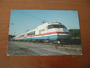 Vintage Photo Postcard Amtrak Turboliner Rohr Carl Sturner Rensselaer NY 1976 - Picture 1 of 2