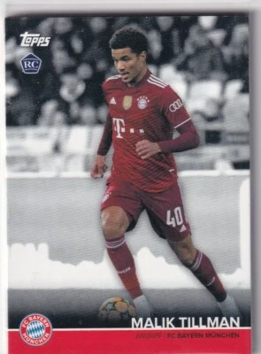 Topps Bayern Munich Team Set 2022 Football Card Malik Tillmann Rookie Card RC - Image 1 of 2