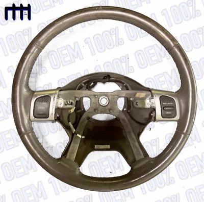 2002-2007 Jeep Liberty Gray Steering Wheel w/ Cruise Controls OEM - Image 1 of 4