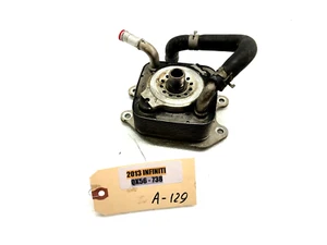 2011-2017 INFINITI QX56 QX80 ENGINE OIL COOLER OIL FILTER HOUSING OEM. - Picture 1 of 5